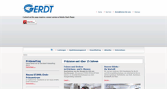 Desktop Screenshot of gerdt-cnc.de